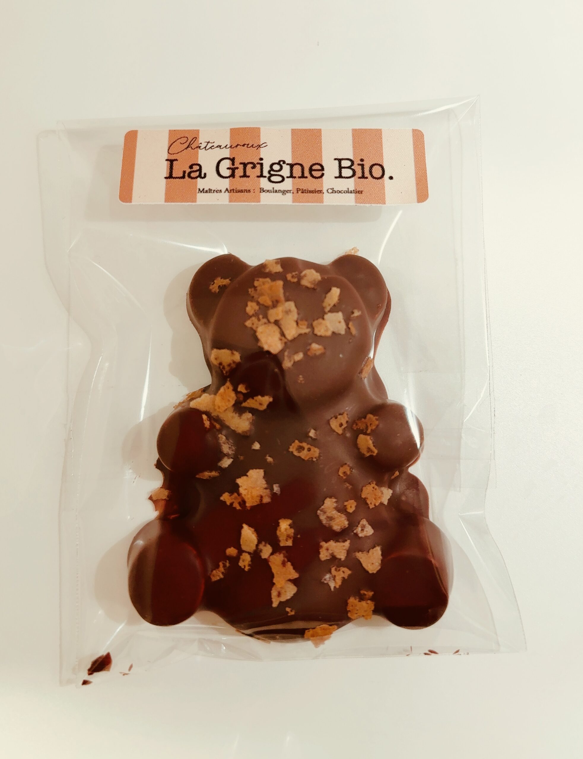 nounours guimauve moelleuse caramel au praline